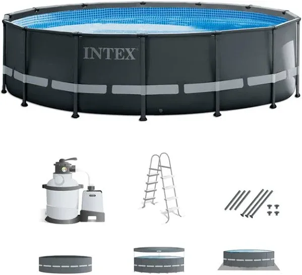 Intex Ultra XTR Frame Above Ground Swimming Pool Set with Pump