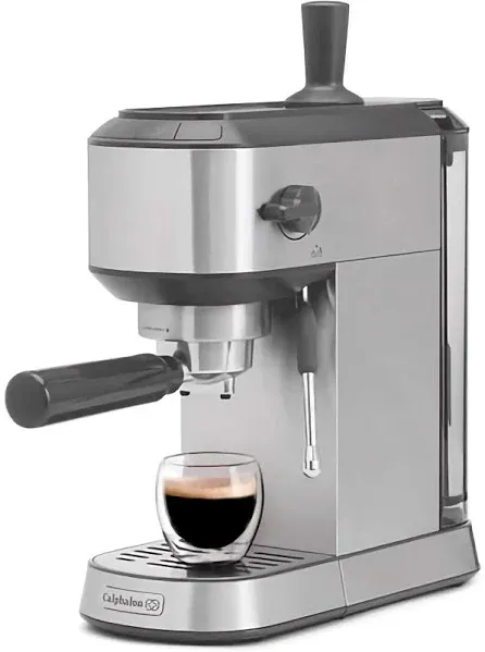 Compact Home Espresso Machine with Milk Frother