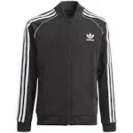 Adidas Originals Kids' Adicolor Superstar Track Jacket Medium Black/White