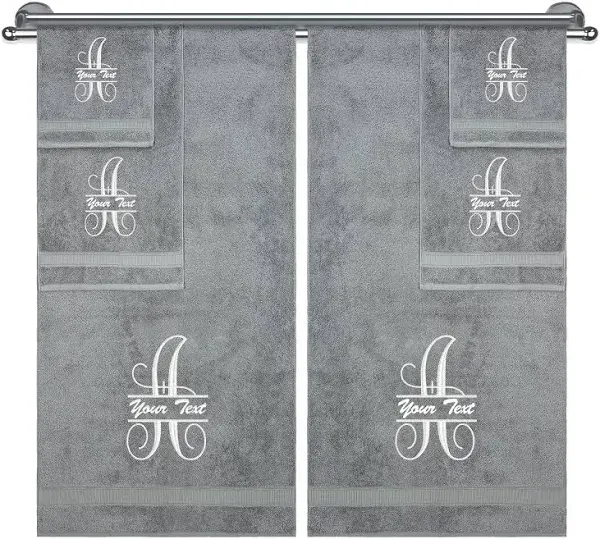 LA' Ham Monogrammed Towel Set