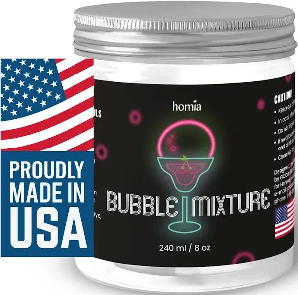 Homia Smoking Gun Bubble Mixture