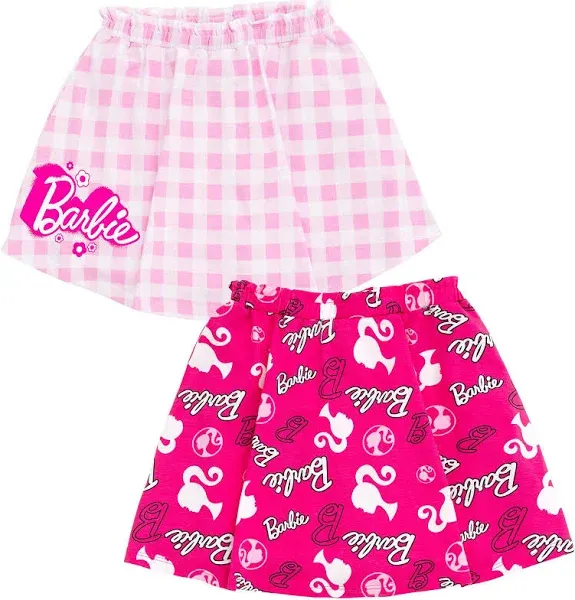 Barbie Toddler Girls 2-Pack Skorts