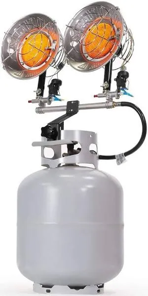 XtremepowerUS 30,000 BTU Propane Tank Top Infrared Heater