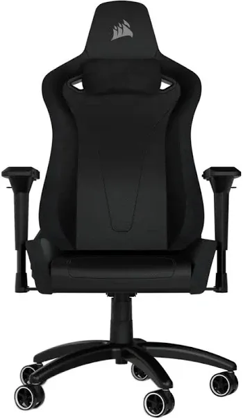 CF-9010043-WW | Corsair® Corsair Tc200 Gaming Chair - Plush Leatherette - Black/black - For Gaming - Leatherette, Steel, Foam Cf9010043ww