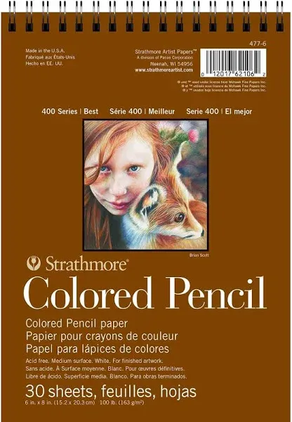 Strathmore 400 Series Colored Pencil Paper Pad