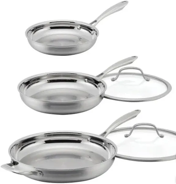 Cuisinart Custom Clad 5-Ply Stainless Cookware 8" Fry Pan, CC522-20