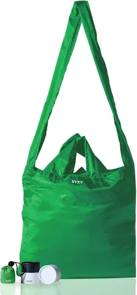 SYZY Travel Crossbody Bags for Women & Men - Ultra Compact Packable Foldable Shopping Beach Market Bag