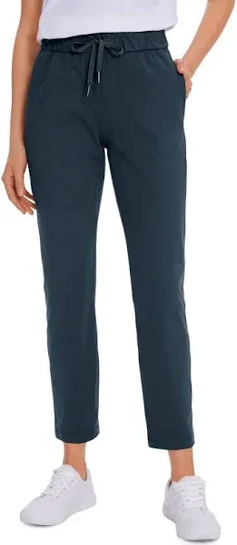 CRZ YOGA Women&#039;s Stretch Drawstring 7/8 Pants 27 Inches with Pockets