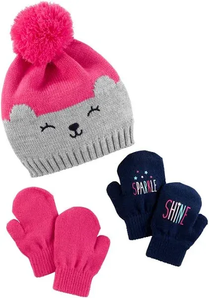 Simple Joys by Carter's Hat and Mitten Set