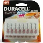 Duracell Hearing Aid Batteries, Size 312 - 16 Batteries