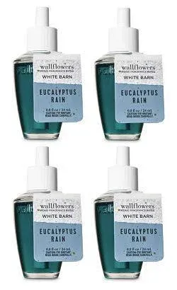 Bath and Body Works 4 Pack Eucalyptus Rain Wallflowers Fragrance Refill. 0.8 ...