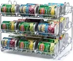 Chemar Stackable Can Rack Organizer