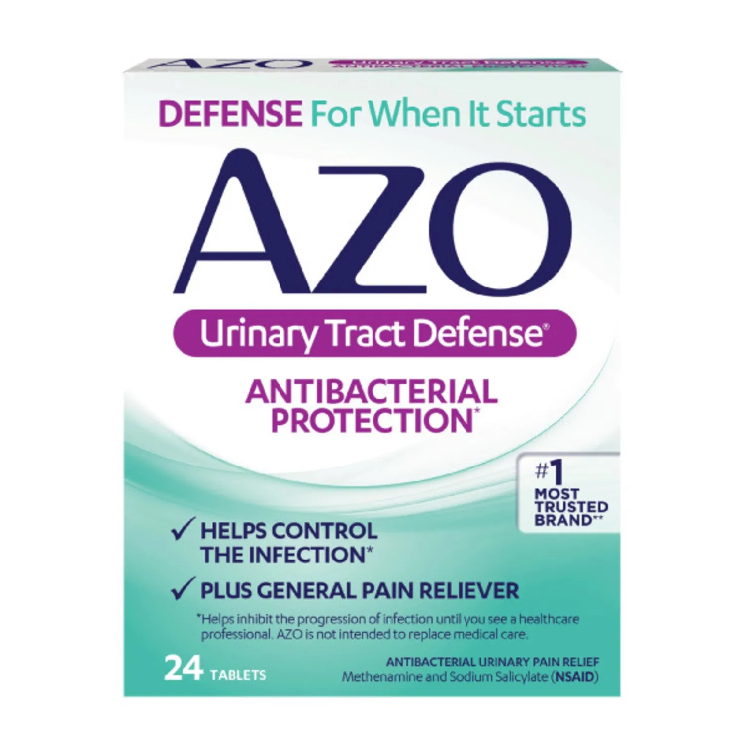 AZO Urinary Tract Defense, Antibacterial Protection Tablets, 24 ct | CVS