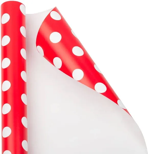 JAM Paper Polka Dot Wrapping Paper