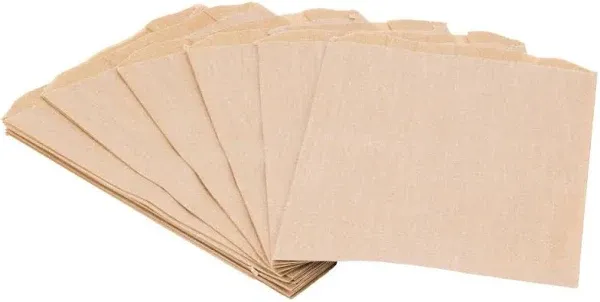 Commerical Business Restroom Bathroom Janitorial Personal Dispensers Leak Proof 7.5" x 10" Wax Coating Kraft Paper Sanitary Napkin Receptacle Disposable Bags Feminine Hygiene Liner- 50/Pack