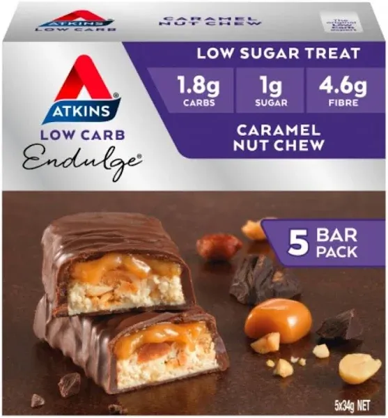 Atkins Endulge Bar Caramel Nut Chew