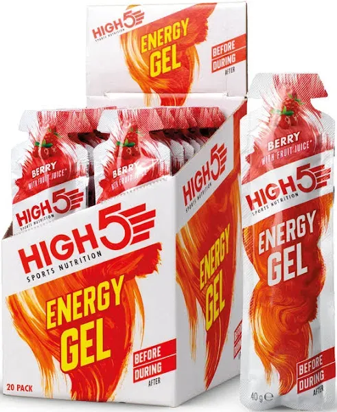 High5 Energy Gel 40gr x 20 Gels Orange