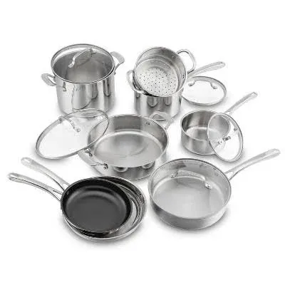 Cuisinart Classic Stainless Steel Cookware Set 13pc