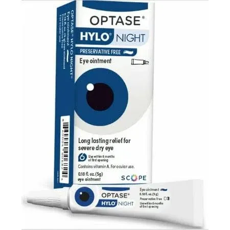 Optase Hylo Night Eye Ointment