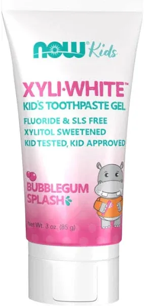 NOW Foods Kids' XyliWhite Strawberry Splash Toothpaste Gel