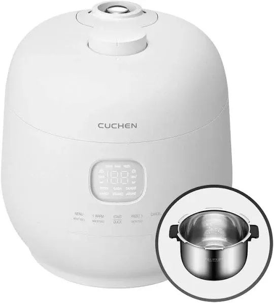 Cuchen IH Dual Pressure Rice Cooker CRH-TWS0610PWUS