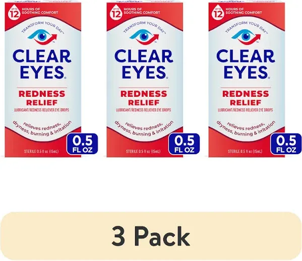 Clear Eyes Eye Drops Redness Relief