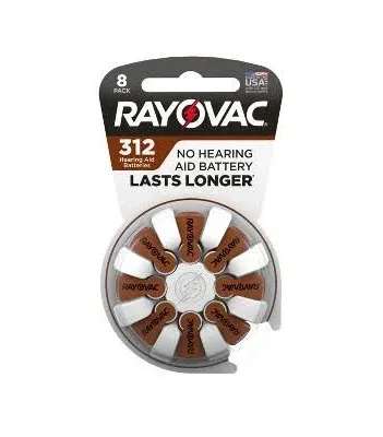 Rayovac Size 312 Hearing Aid Batteries