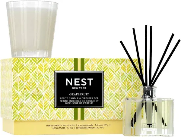 Nest Grapefruit Petite Candle & Diffuser Set