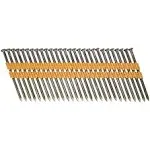 Jake Sales 3 x .131 inch (10D) 21 Degree - Plastic Collated - Bright Coated, Vinyl Coated Framing Nail- Small Box ~420 Nails