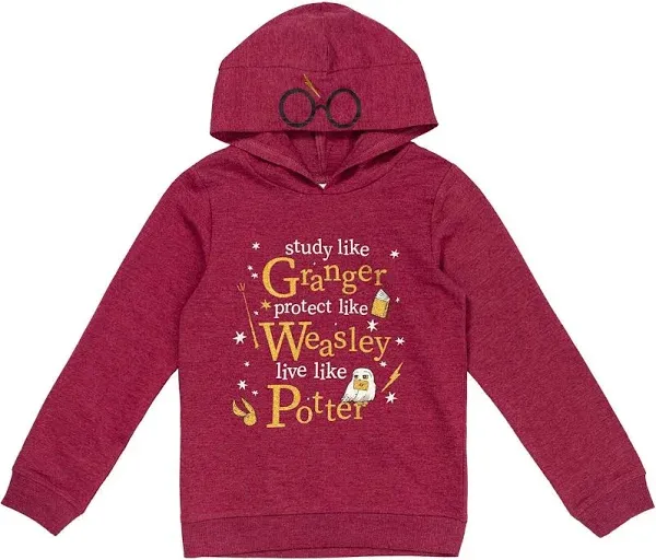 Harry Potter Girls' French Terry Pullover Hoodie