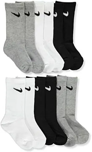 Nike Little Boy Cushioned Quarter Socks 6 Pack