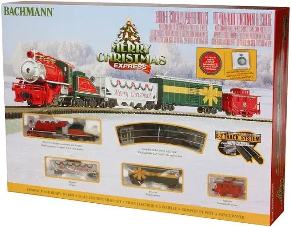 Bachmann Trains Merry Christmas Set N BAC24027