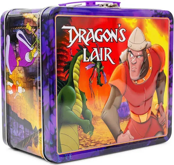 Toynk Dragon's Lair Tin Lunch Box