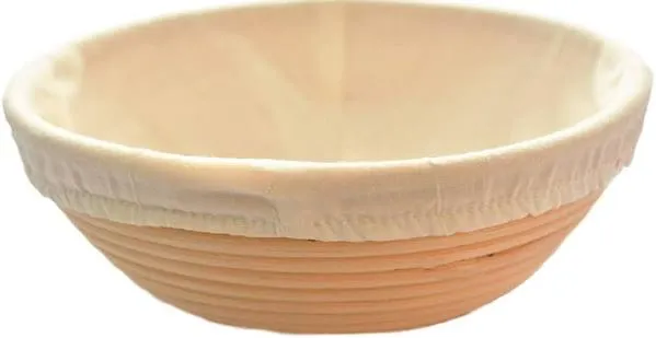 Forsun Round Bread-Banneton-Proofing-Rising-Basket Rattan Brotform Bread Dough Set 8.5 inch for Home Bakers