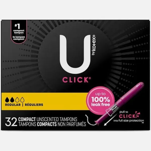 U by Kotex Security Tampons Regular/Super