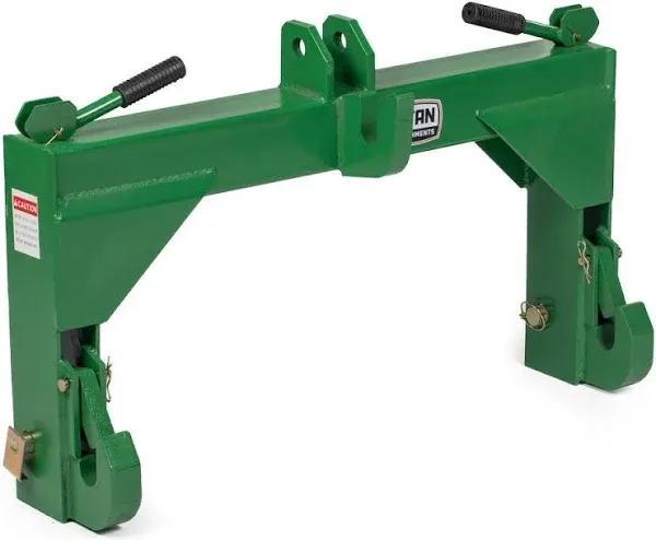 Titan Attachments Green Category 2, 3 Point Quick Hitch Adapter