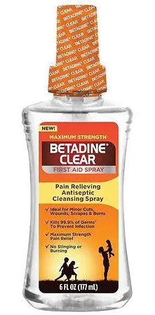 Betadine Clear First Aid Spray