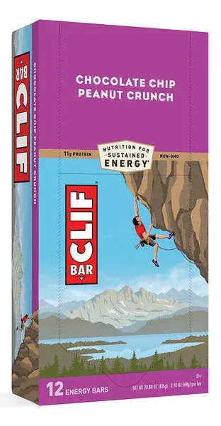 Clif Bar Chocolate Chip Peanut Crunch Energy Bar