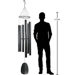 Woodstock Windsinger Chimes of King David - Wind Chime Black