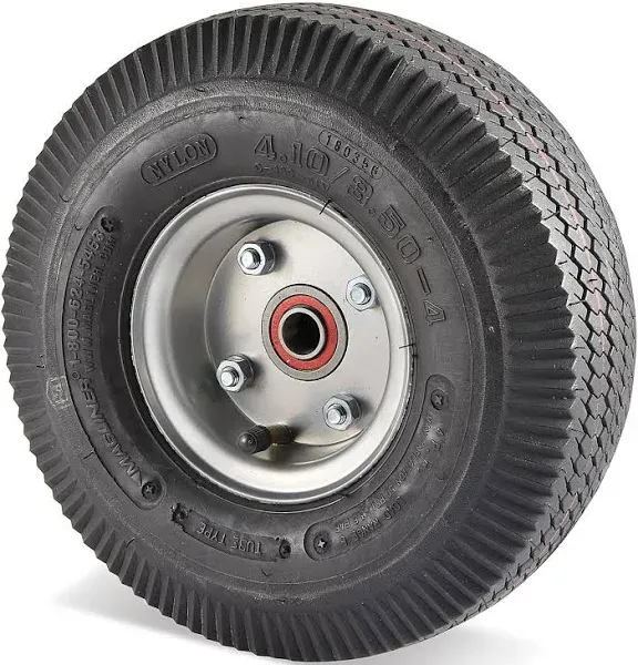 Air Tire 10" x 3.5"  Pneumatic Wheel For Magliner Hand Truck  121060