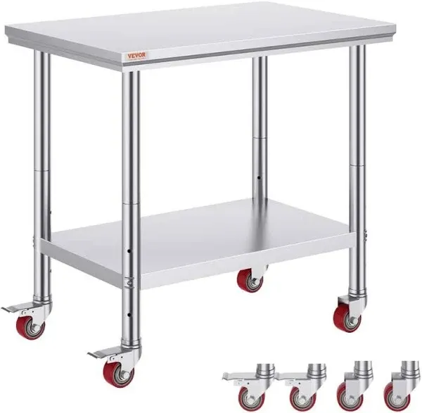 VEVOR Stainless Steel Prep Table