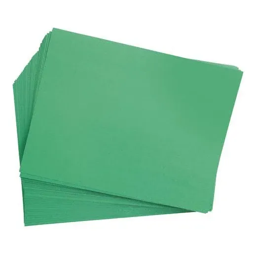 Colorations® Holiday Green 9" x 12" Heavyweight Construction Paper Pack - 50 Sheets