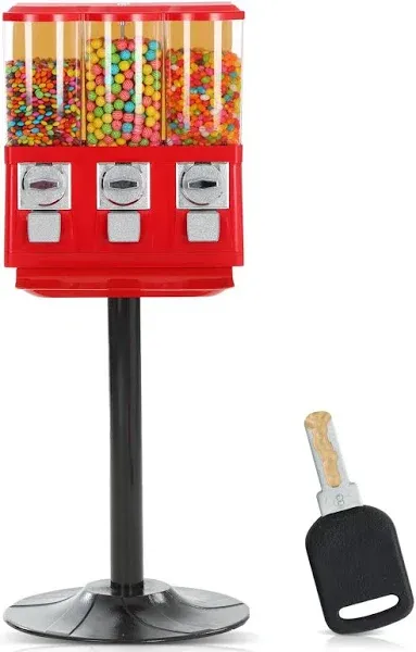 American Gumball Triple Compartment Commercial Vending Machine