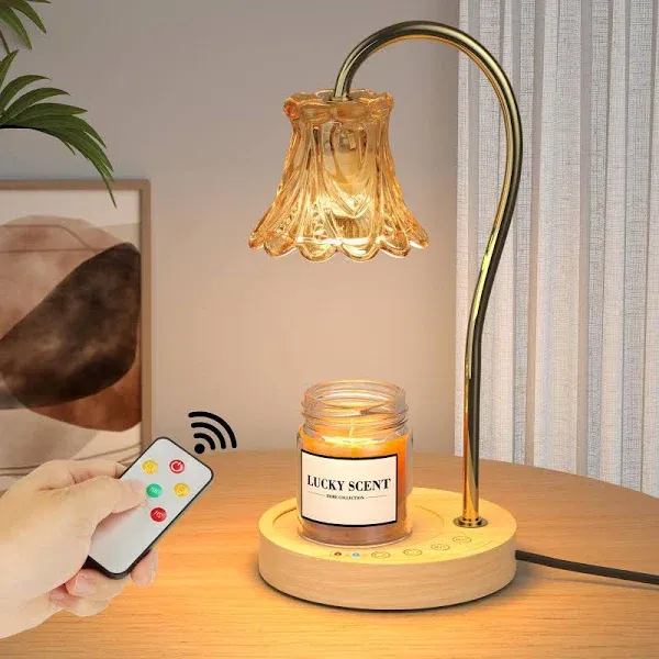 Touch Control Candle Warmer Lamp, Wireless Remote Candle Lamp Remote Control