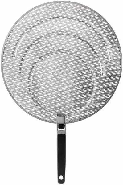 OXO Good Grips Stainless Steel Splatter Screen with Folding Handle, Silver