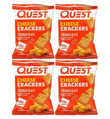 Quest Nutrition Cheese Crackers Cheddar Blast