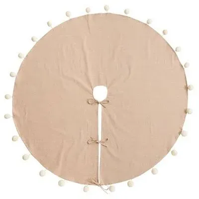 SARO LIFESTYLE Pom Pom Tree Skirt