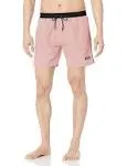 Boss by Men's Contrast-Logo Swim Shorts - Light, Pastel Pink