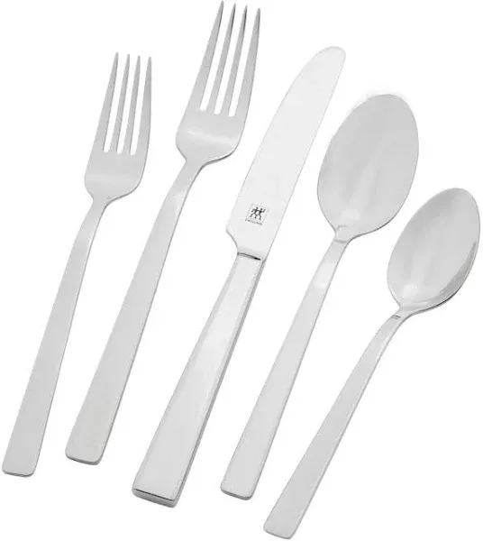 Zwilling Squared 45-pc Flatware Set, 18/10 Stainless Steel