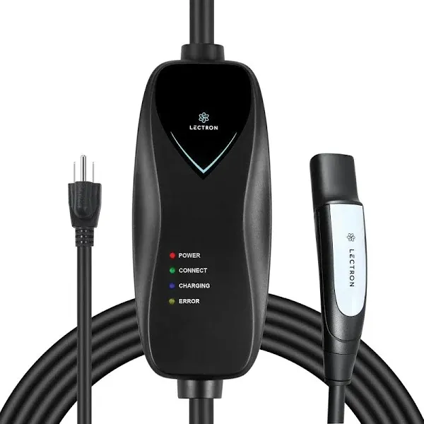 Lectron Tesla Level 1 NEMA 5-15 Portable Electric Vehicle Charger